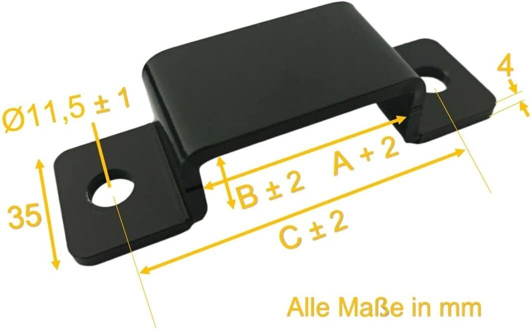 4 mm Dicke Quadratrohrschelle