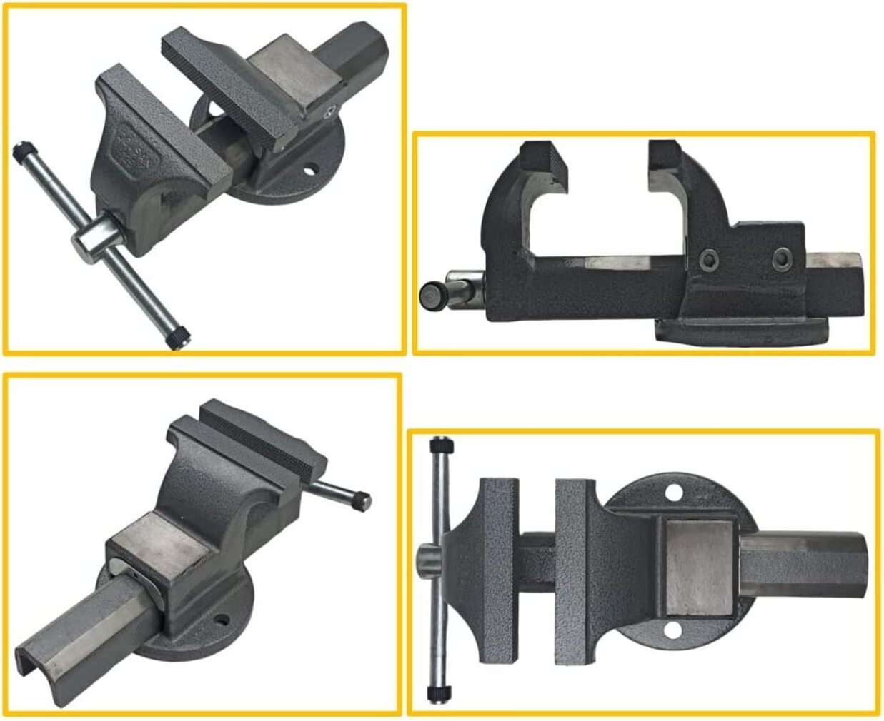 Parallelschraubstock warmgeschmiedetem Stahl mit 120 mm Spannweite und Amboss