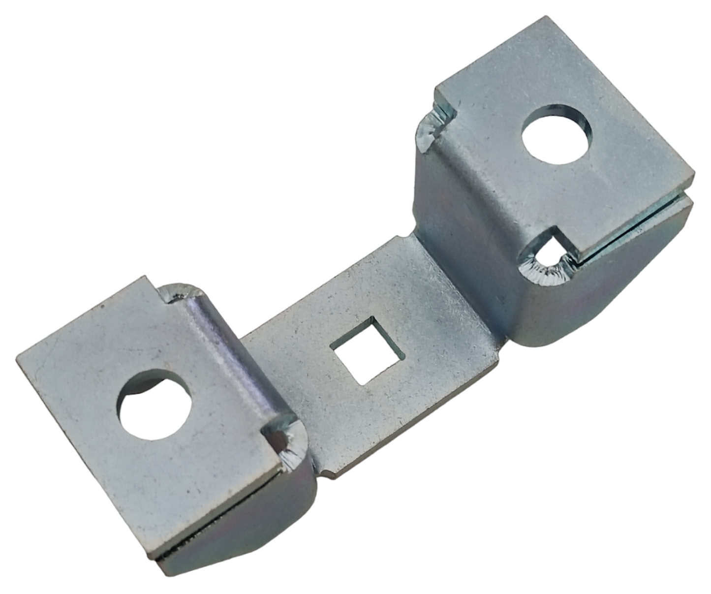 4 und 5 mm Dicke Schwerlast Quadratrohrschellen Stahl verzinkt