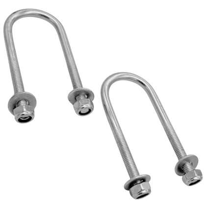 Boulon fileté en U rond M10 12 16 en acier galvanisé 