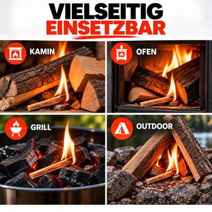 Kienspan Anzünder zum Anzünden von Holzkohle im Grill