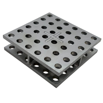Stahl Loch Ankerplatte mit Rasterbohrung