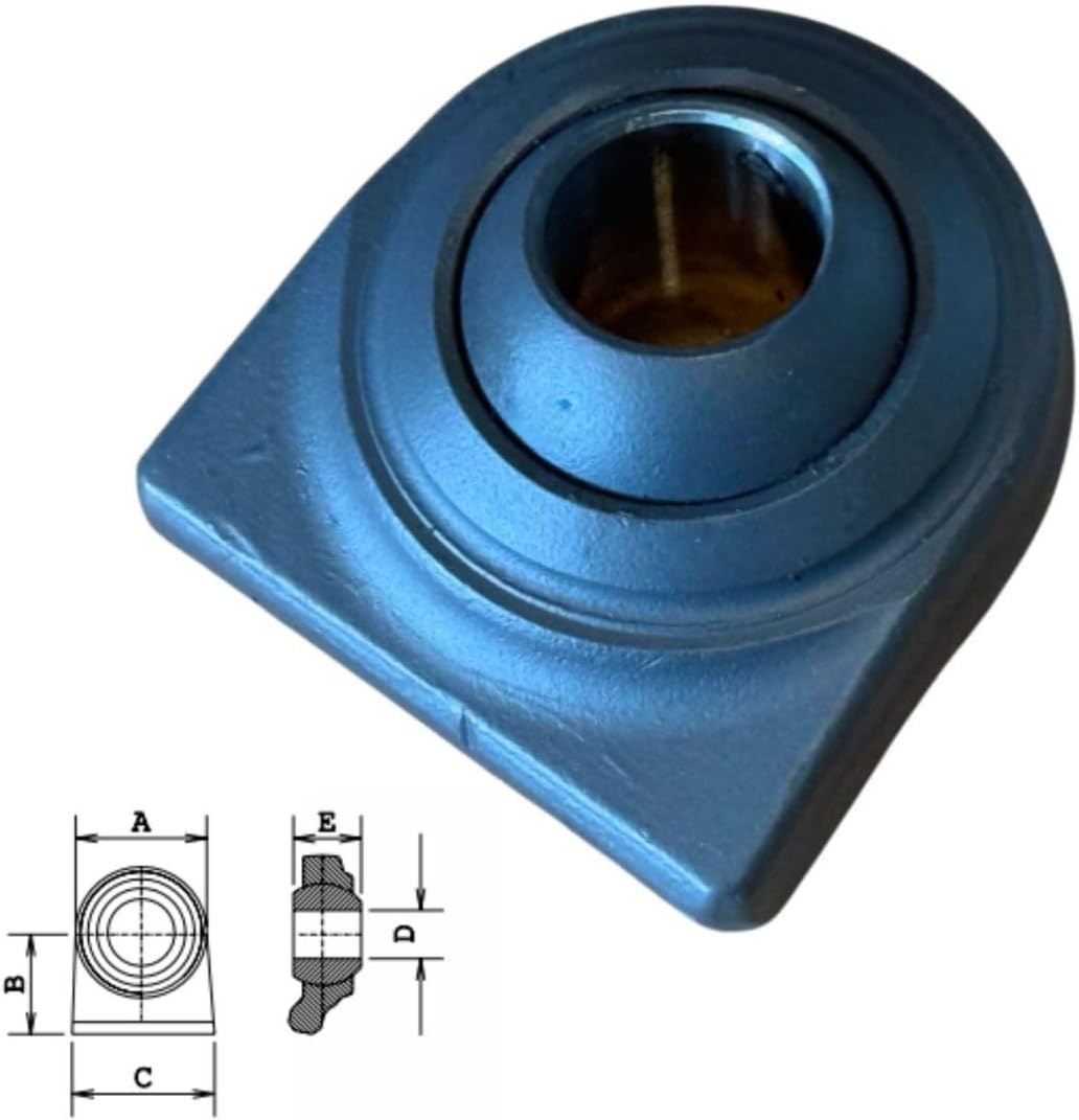 2x Unterlenker Anschweißenden – Anschweißauge aus Warmschmiedestahl für Traktoren