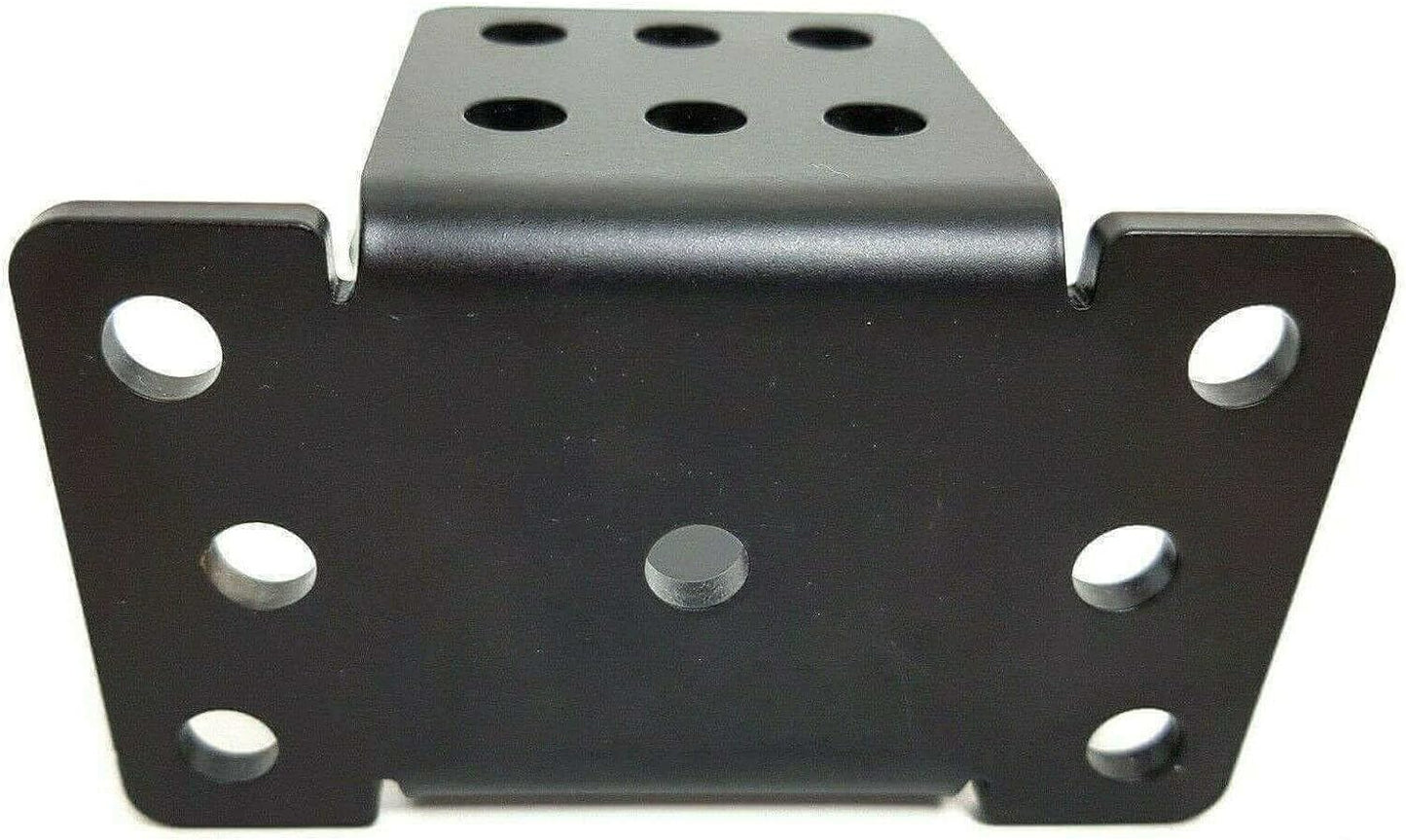 4 mm dicke Pfostenträger aus Stahl in schwarz