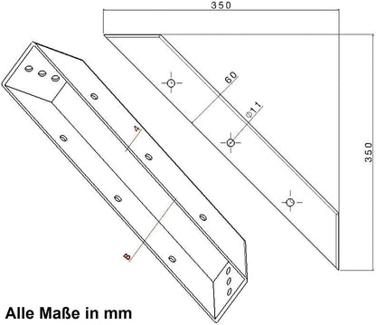Balkenverbinder Stützpfosten Pfetten Verbinder