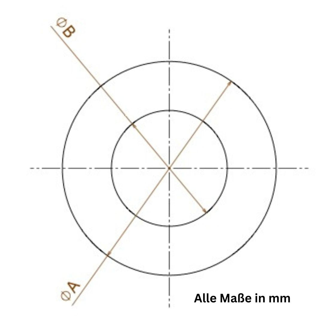 4 mm dick Unterlegscheiben Beilagscheiben Stahl verzinkt M10 12 16 20 22 24 28 30