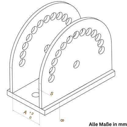 Échafaudage de support de quille de bateau à base pivotante réglable avec profil carré galvanisé 