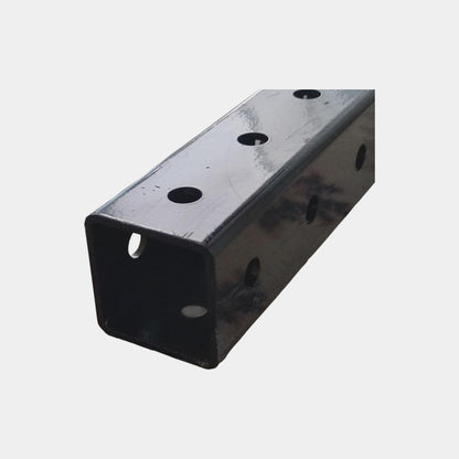 Vierkant Stahlprofil mit Bohrung