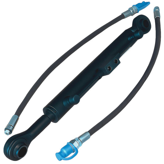 Hydraulischer Oberlenker Kat. 2-2 650–900 mm Hub 250 mm mit Hydraulikschläuchen | Traktor Hydraulikzylinder