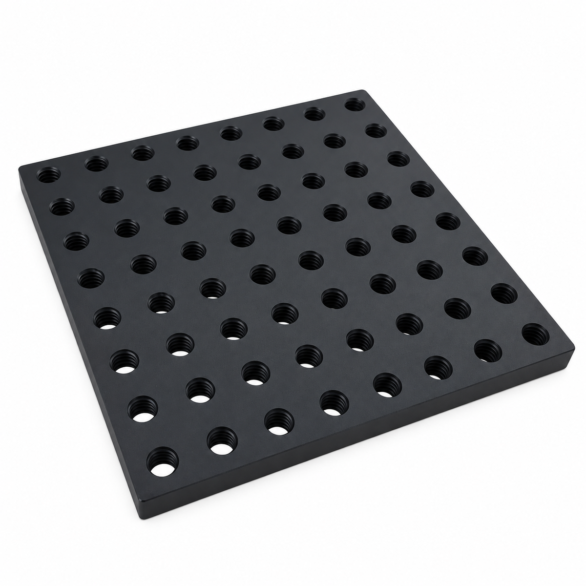 M10 Gewinderasterplatte aus 12 mm Stahl als massive Aufspannplatte