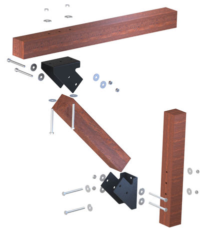 4 mm Dicke Schwerlast Winkelstützen