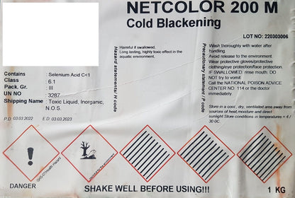 Coffret de brunissage à froid et par immersion (4x 1000 ml)