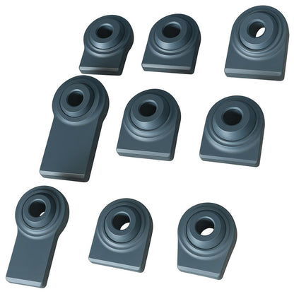 2x Unterlenker Anschweißenden – Anschweißauge aus Warmschmiedestahl für Traktoren