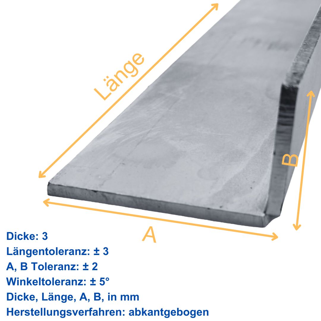 L-Profil ungleichschenklig