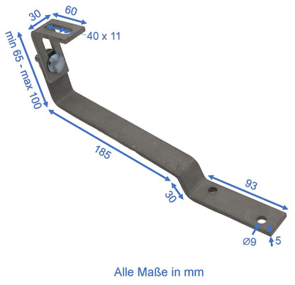 PV Dachhaken Solarmodul, Solarpanel, Photovoltaikanlagen Teile