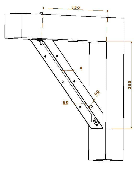 Balkenverbinder Stützpfosten Pfetten Verbinder