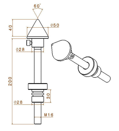 Auflage Konus Prisma für Schweißtisch